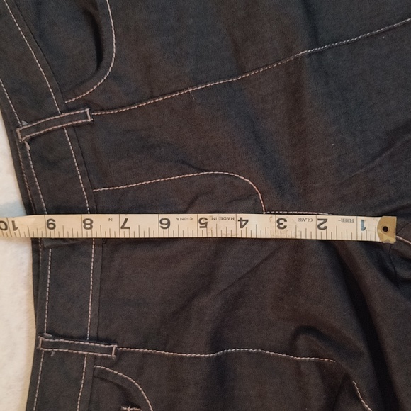 Kenneth Cole New York Petite, black lightweight denim trouser - Picture 7 of 11